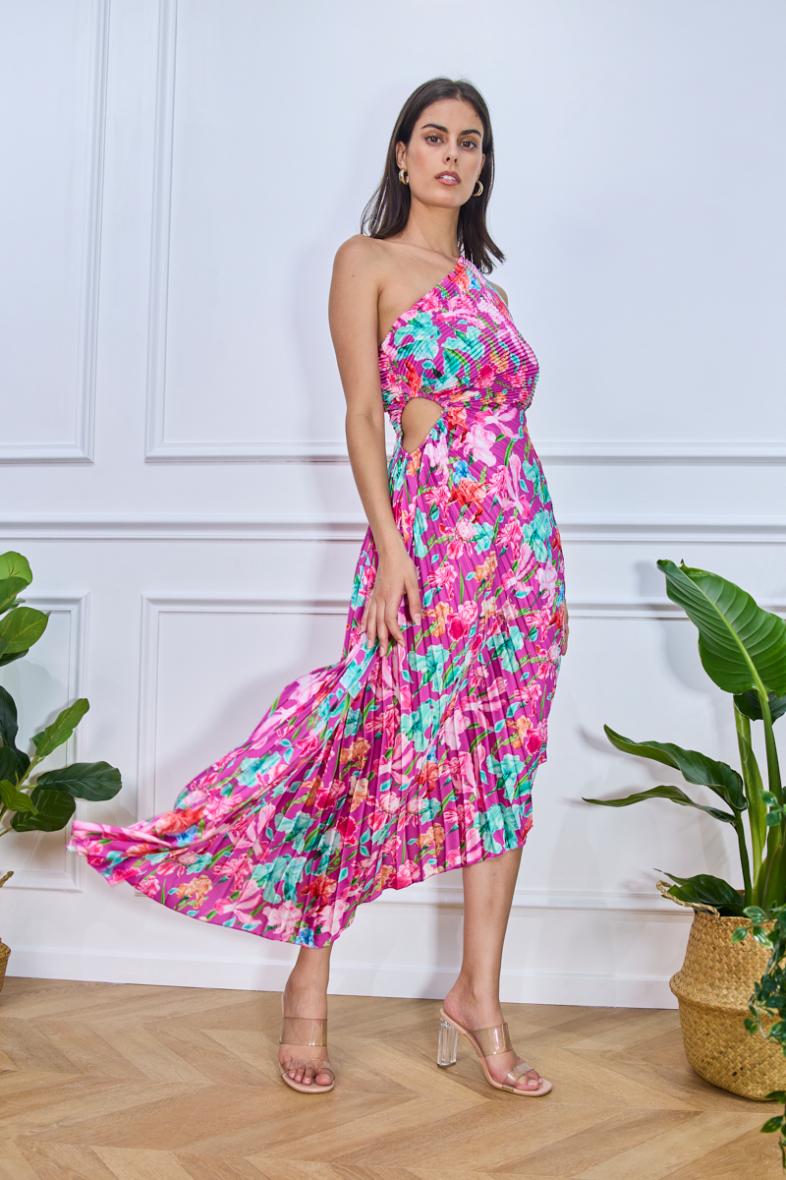 Robe Aurora fuchsia