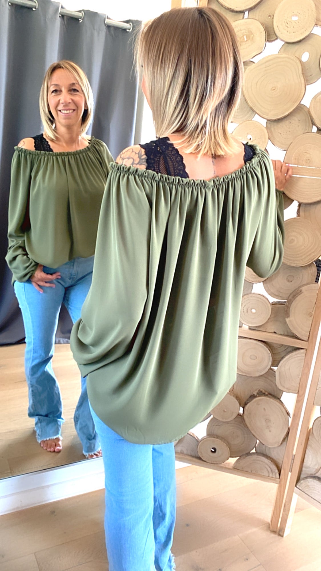 Blouse Laurel kaki