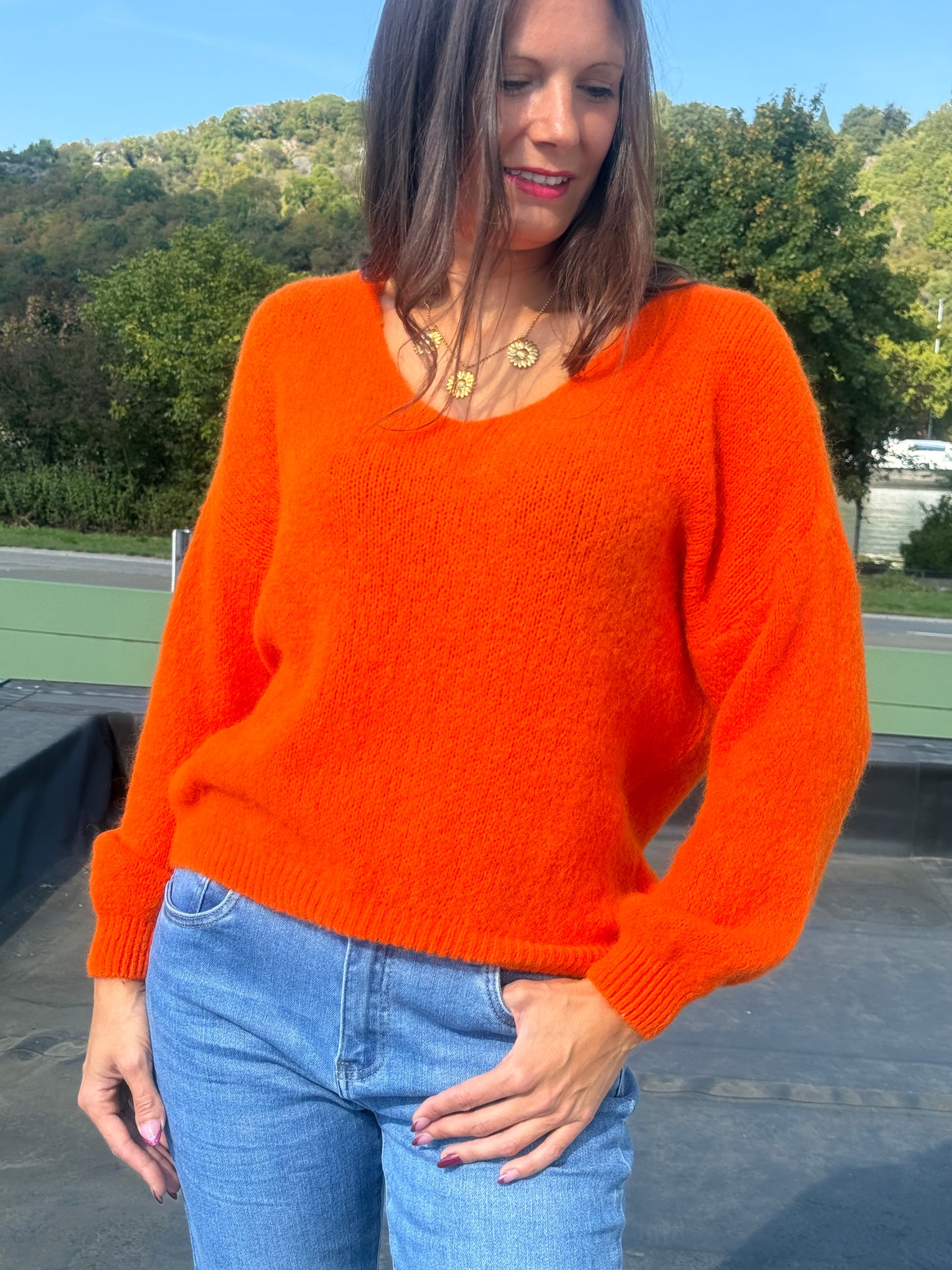 Pull Romina orange
