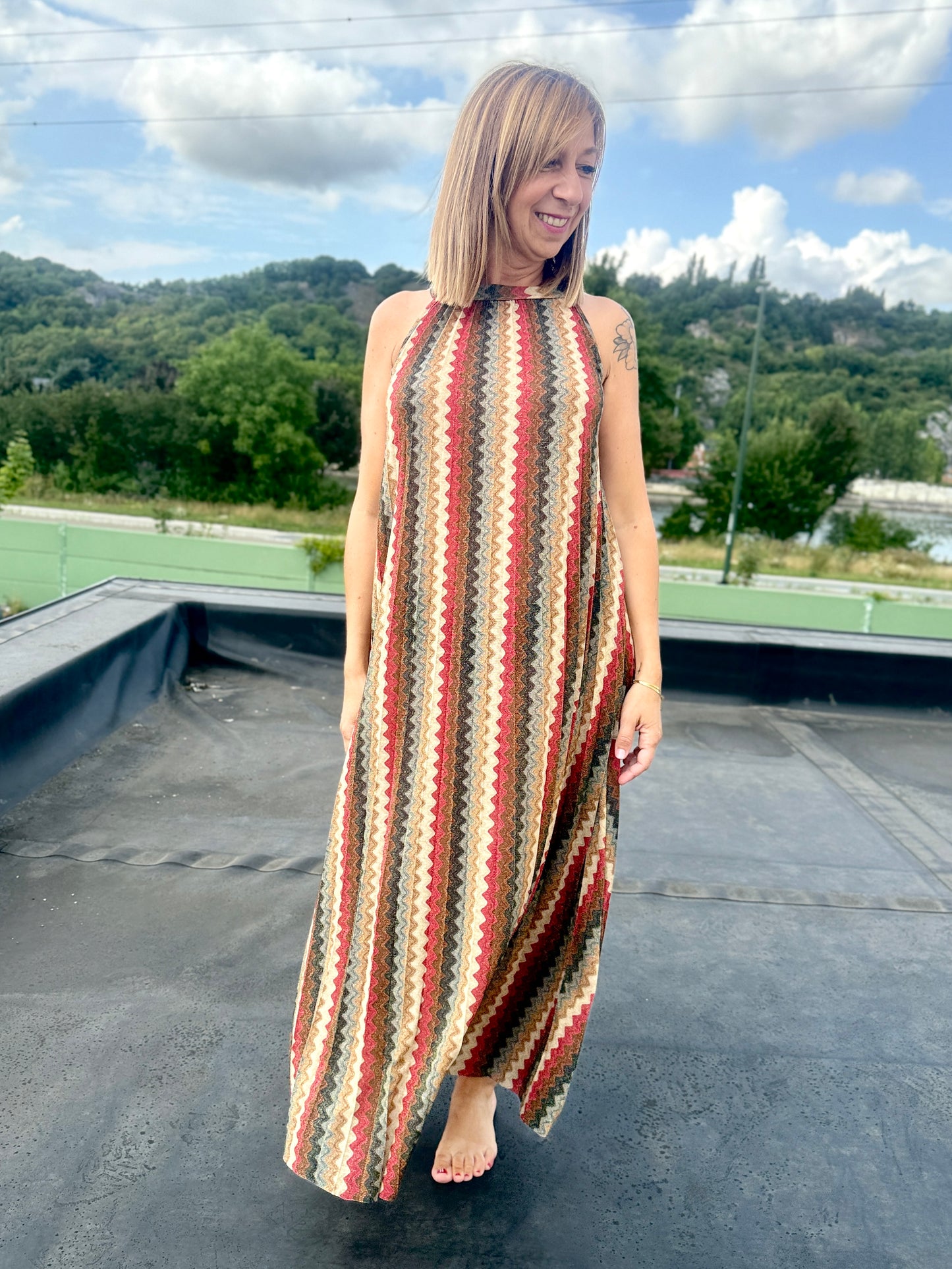 Robe Chiara kaki