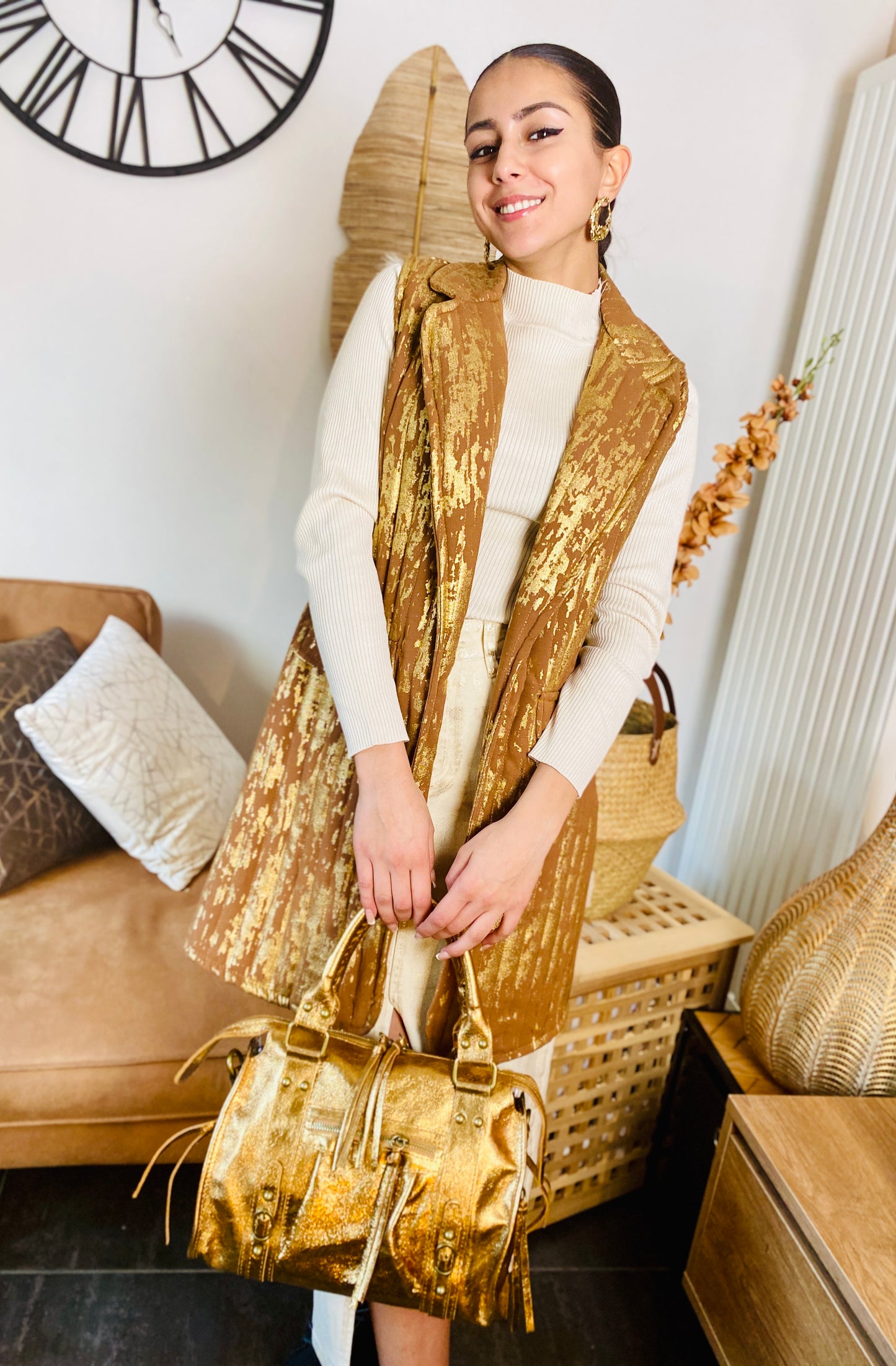 Veste shanica camel