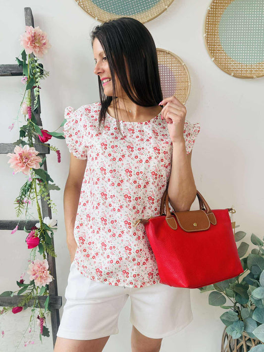 Sac JOANA moyen rouge