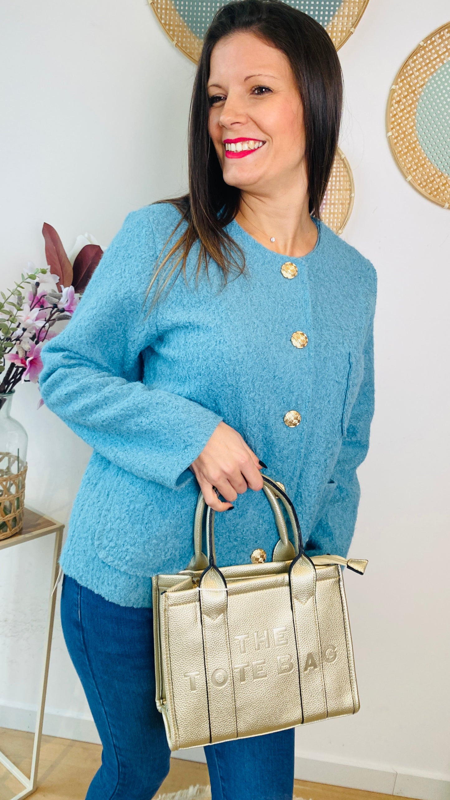 Veste Elena bleu jeans
