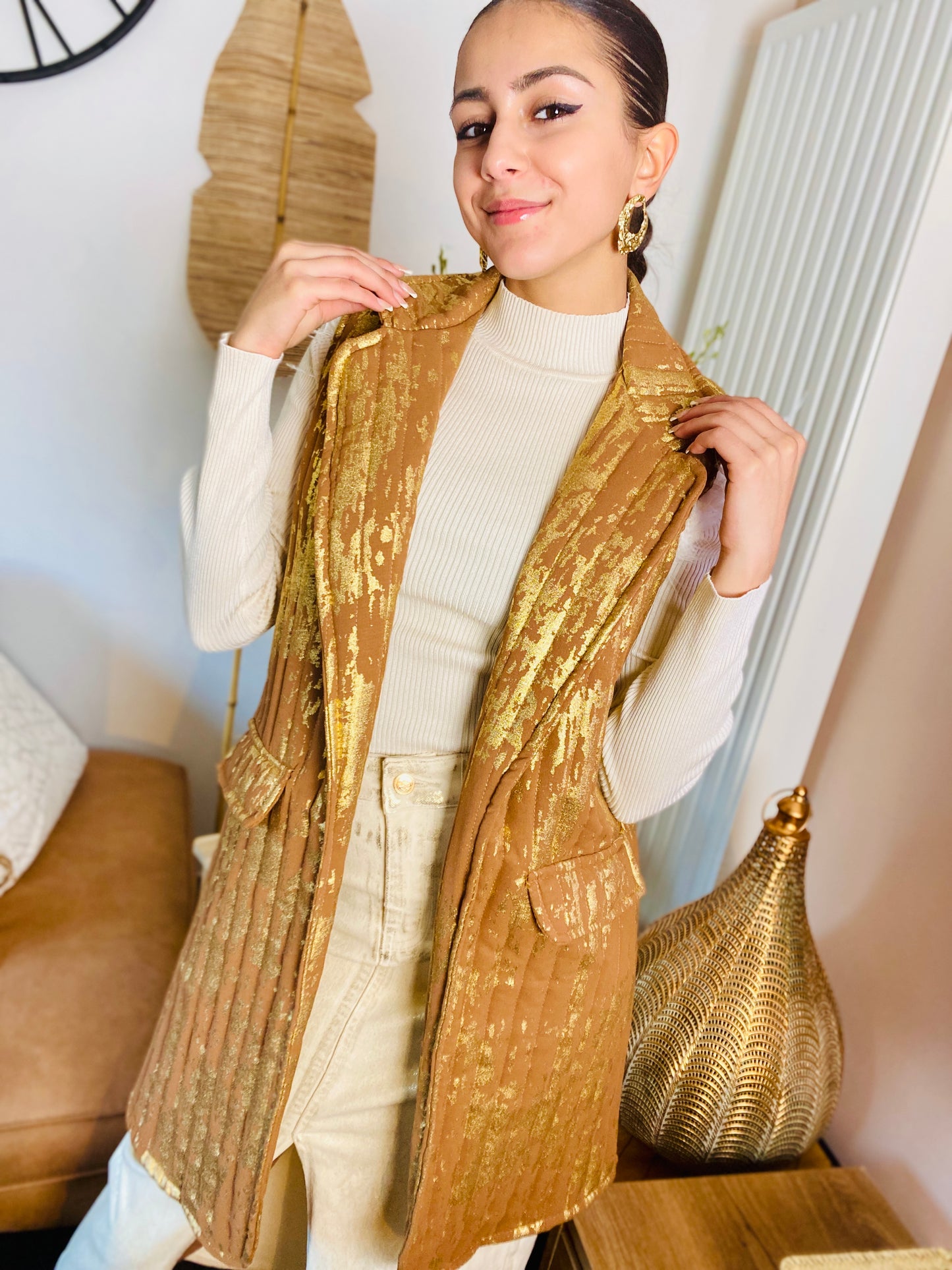 Veste shanica camel