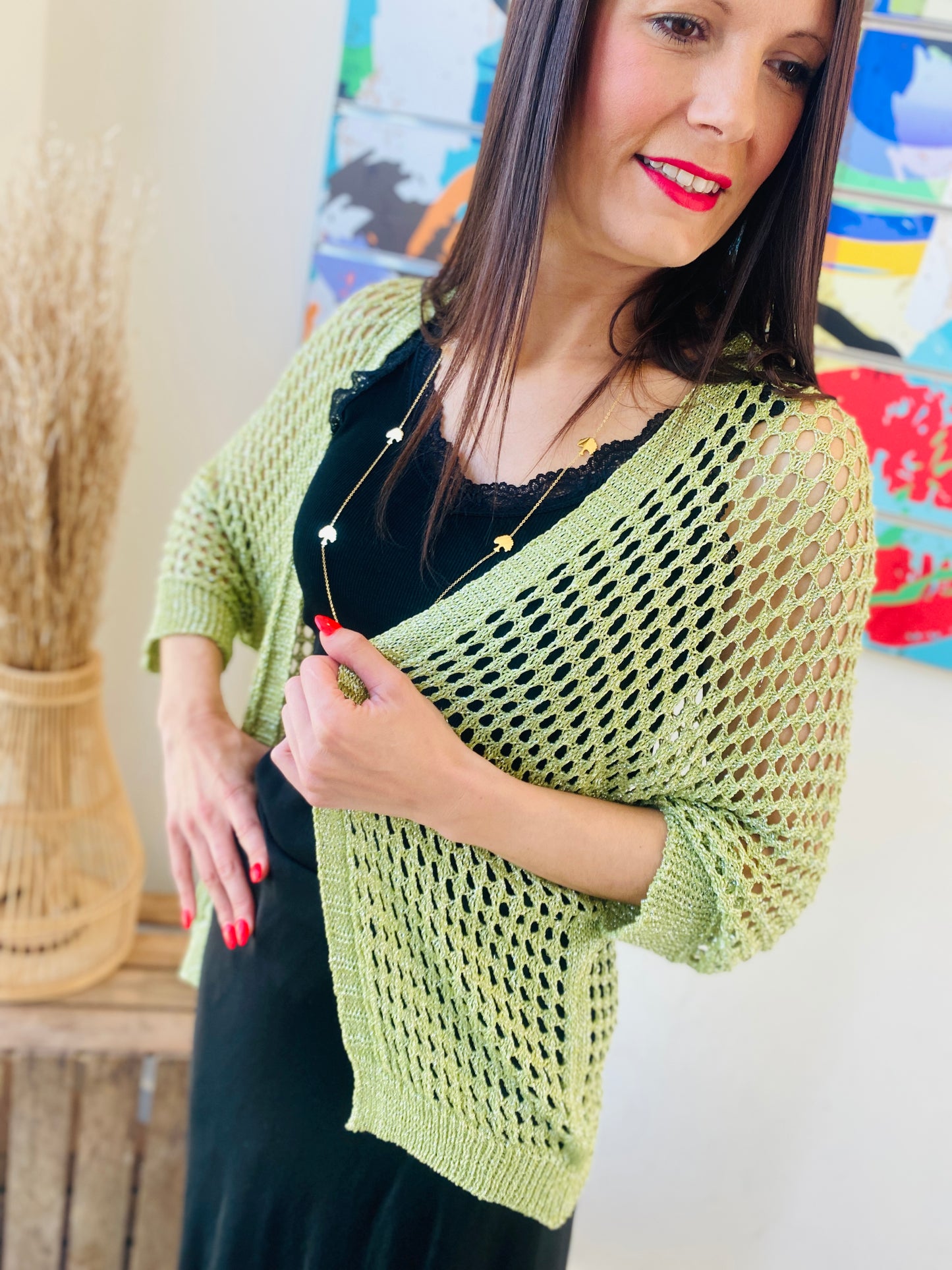 Gilet Vilnisio vert pomme