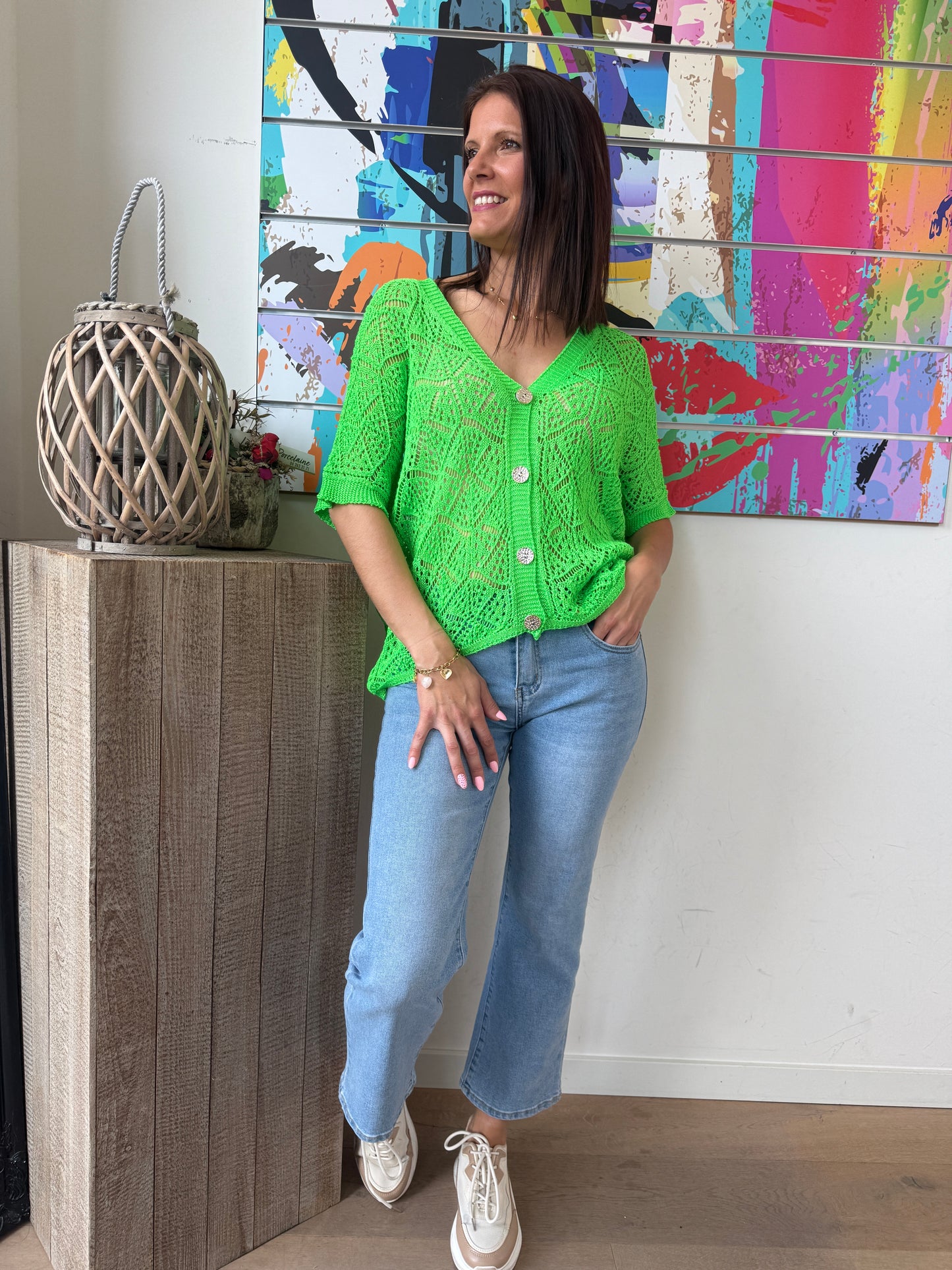 Gilet Danica vert flash
