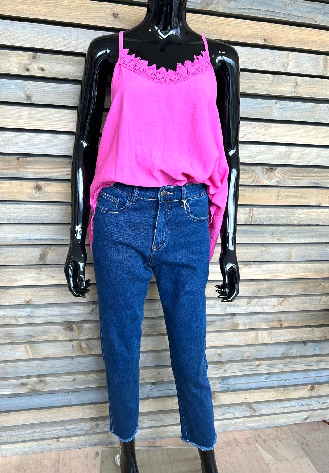 Top Viviane fuschia