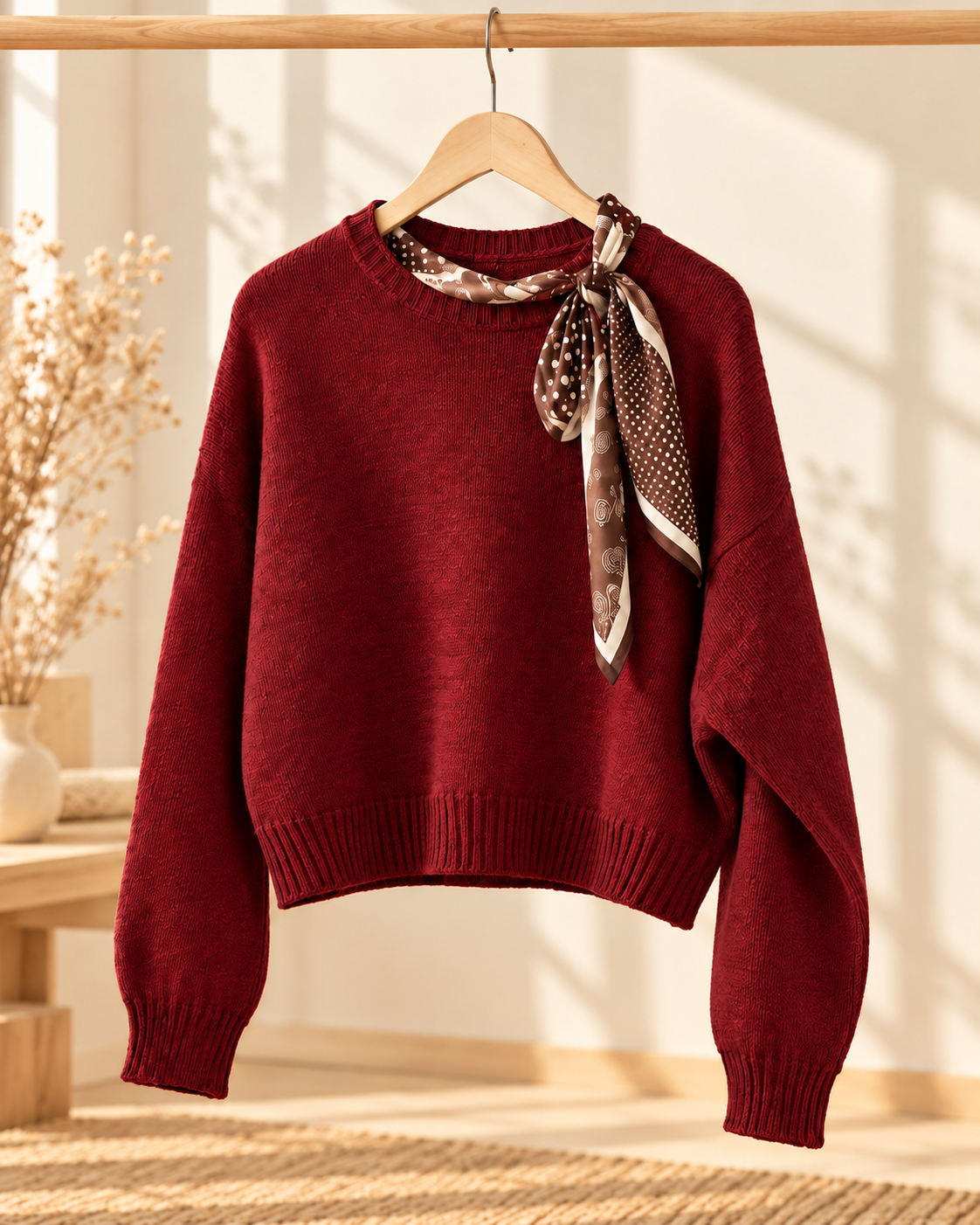 Pull Ninon bordeaux