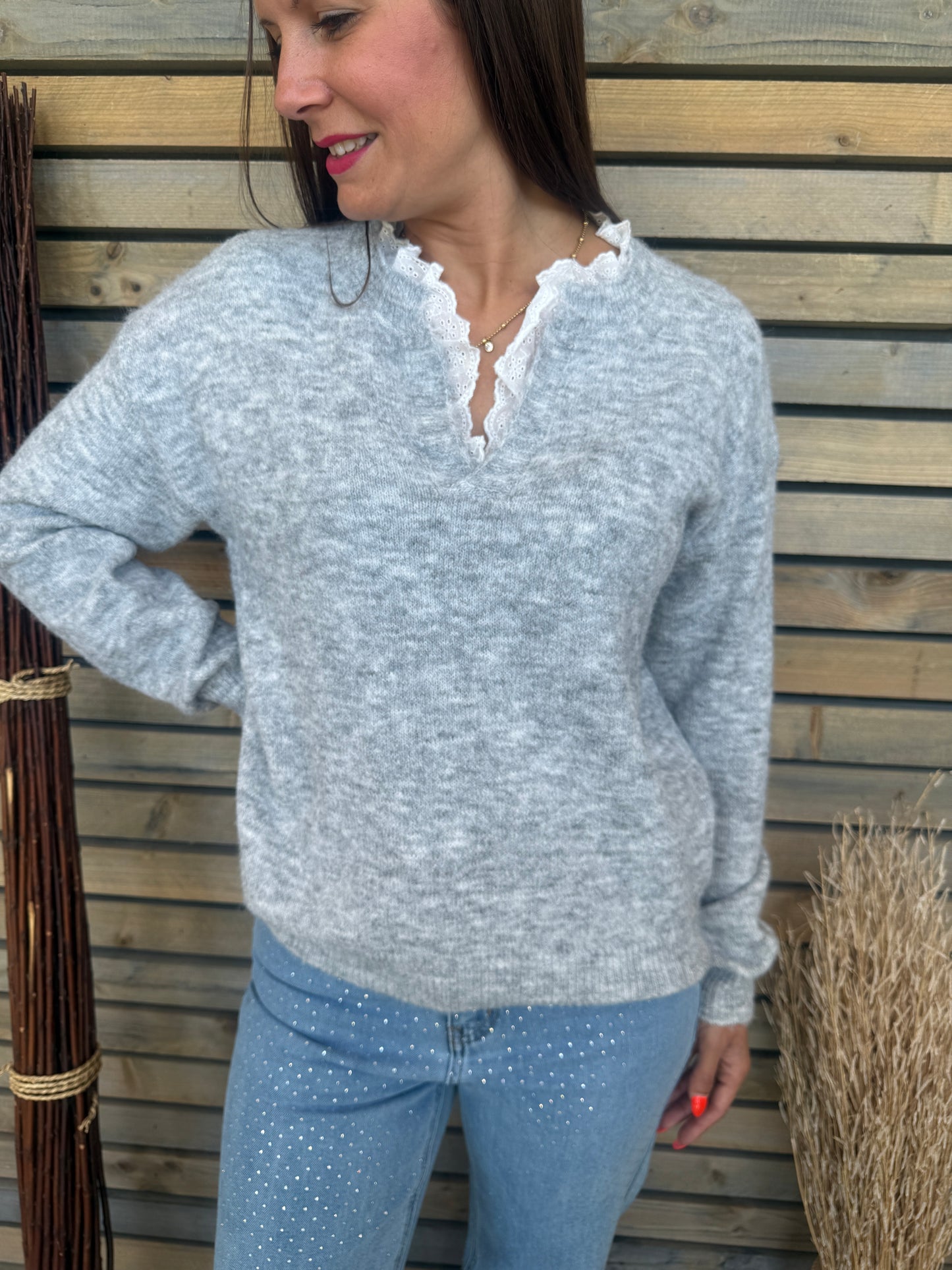 Pull Livia gris