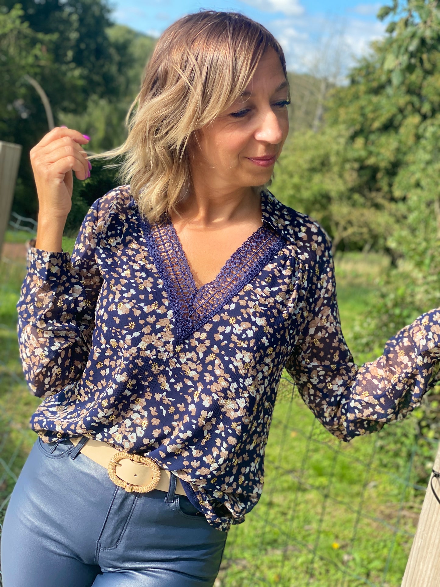 Ceinture Carolina beige