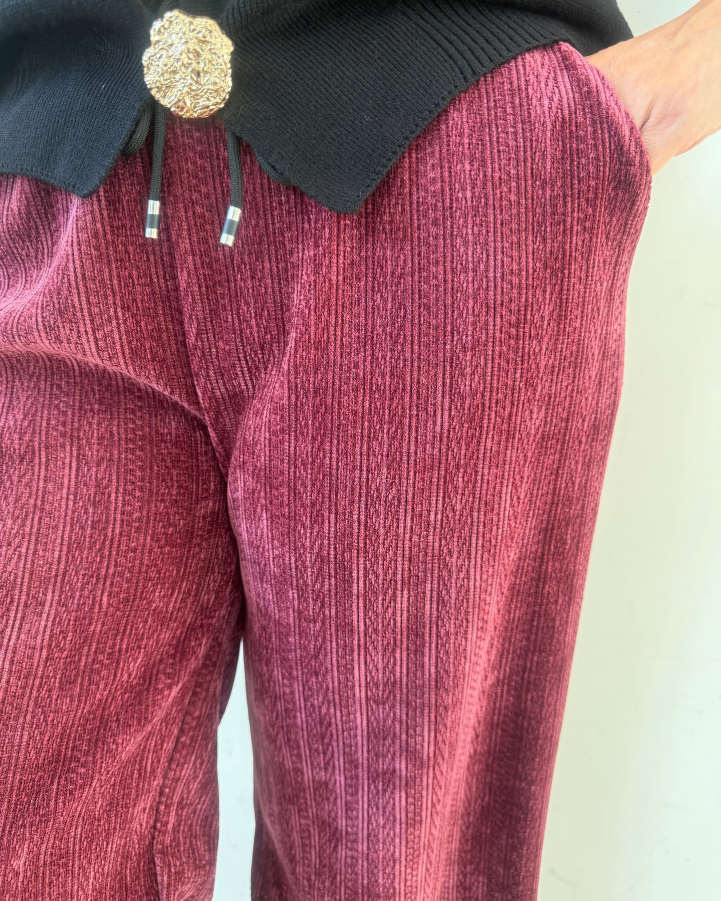 Pantalon Isaac bordeaux
