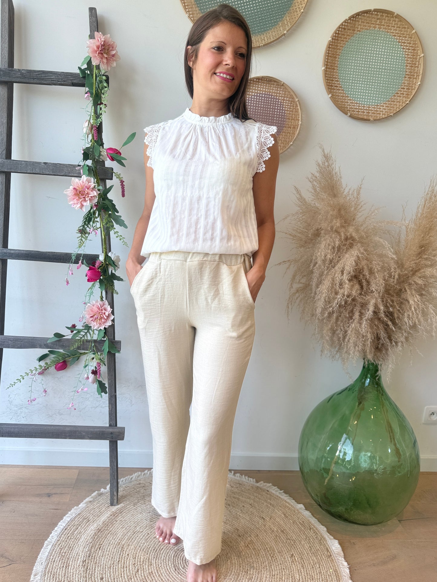 Pantalon Jessica beige
