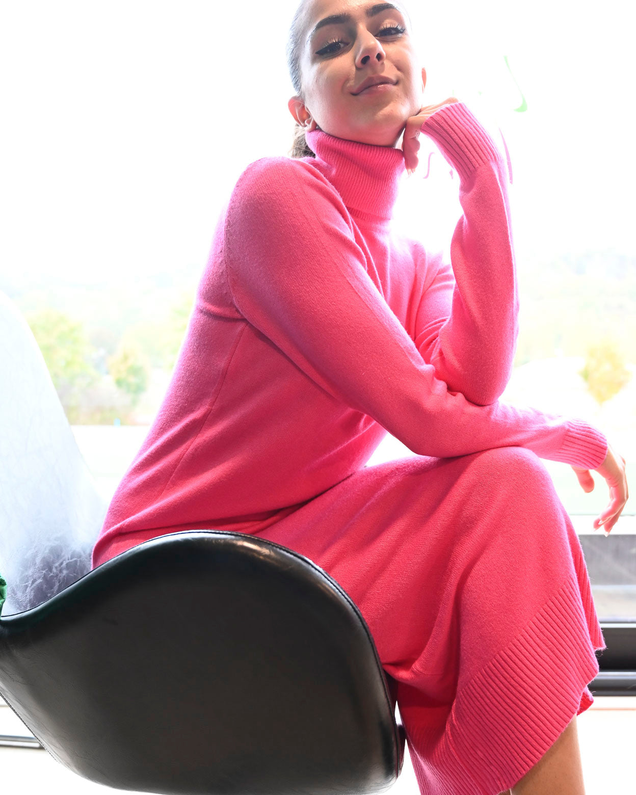 Robe chaussette Krishna fuchsia