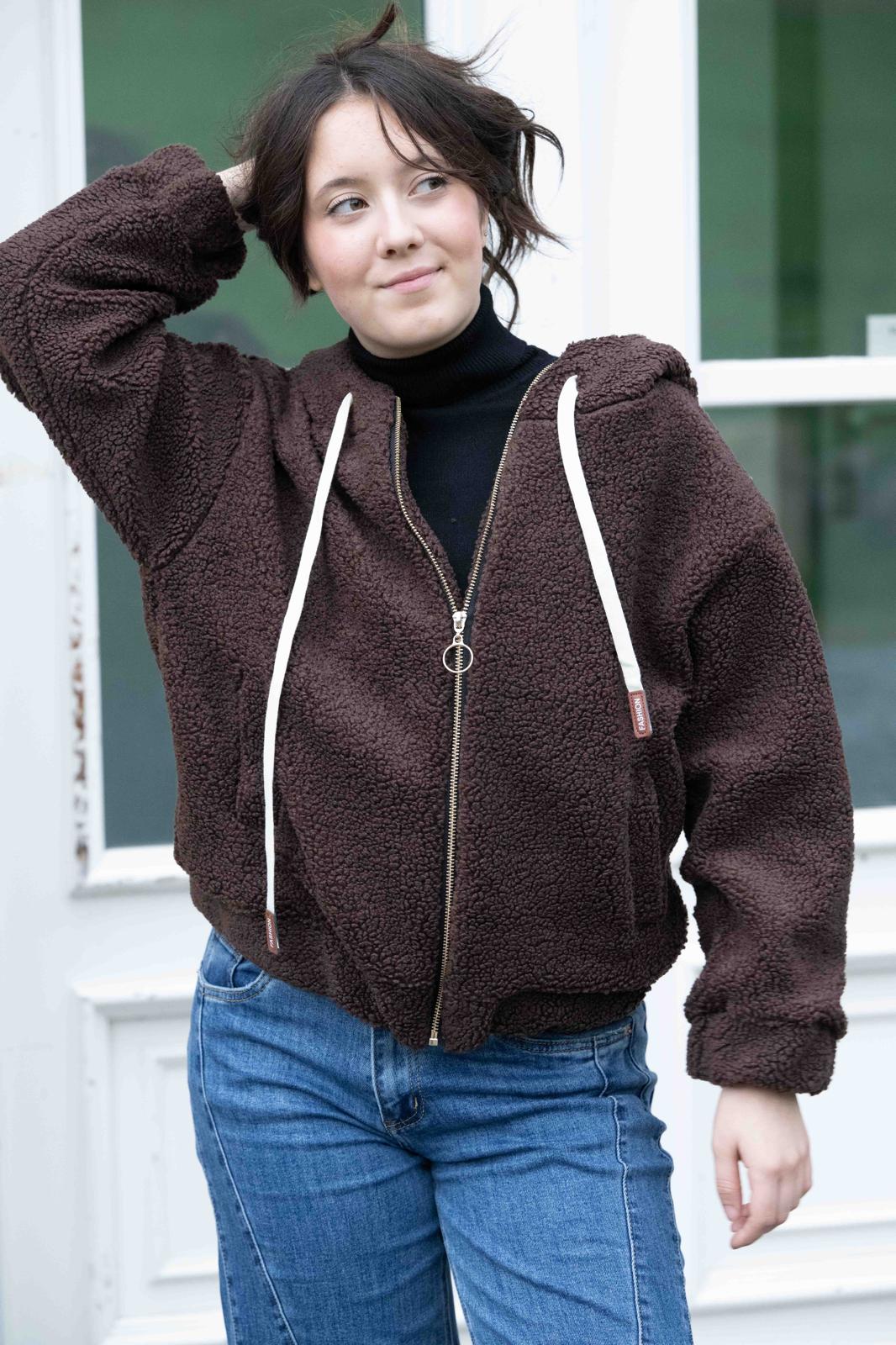 Veste Juna choco