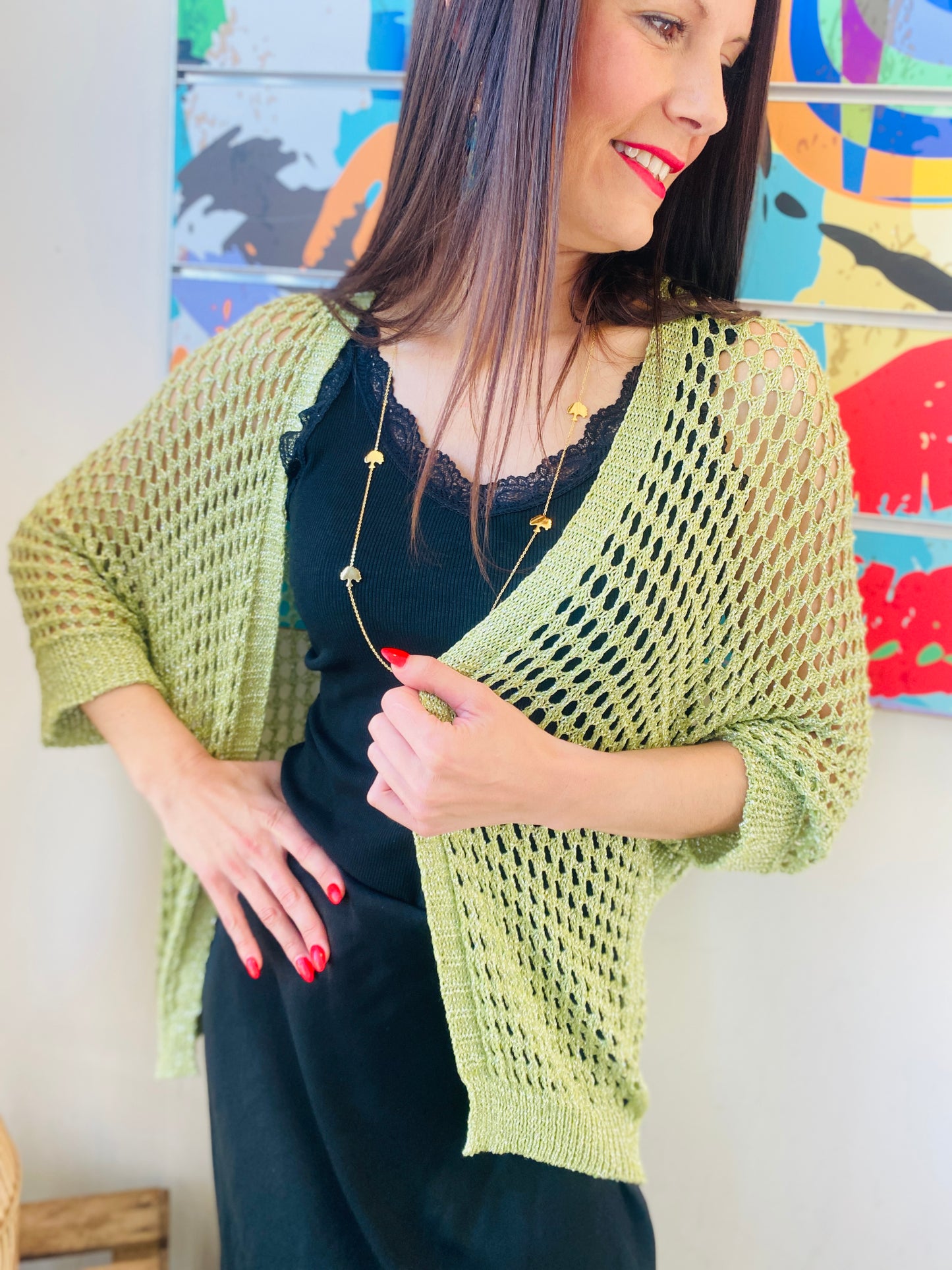 Gilet Vilnisio vert pomme
