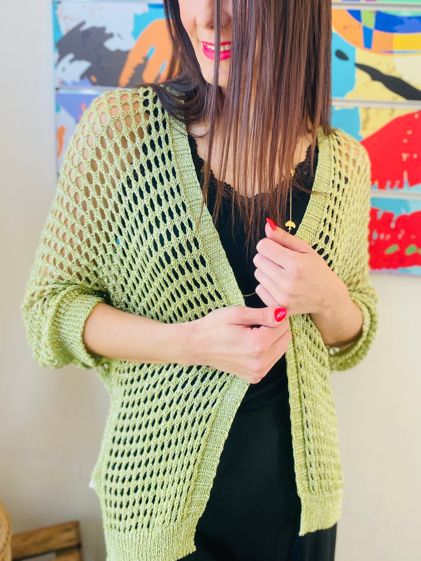 Gilet Vilnisio vert pomme