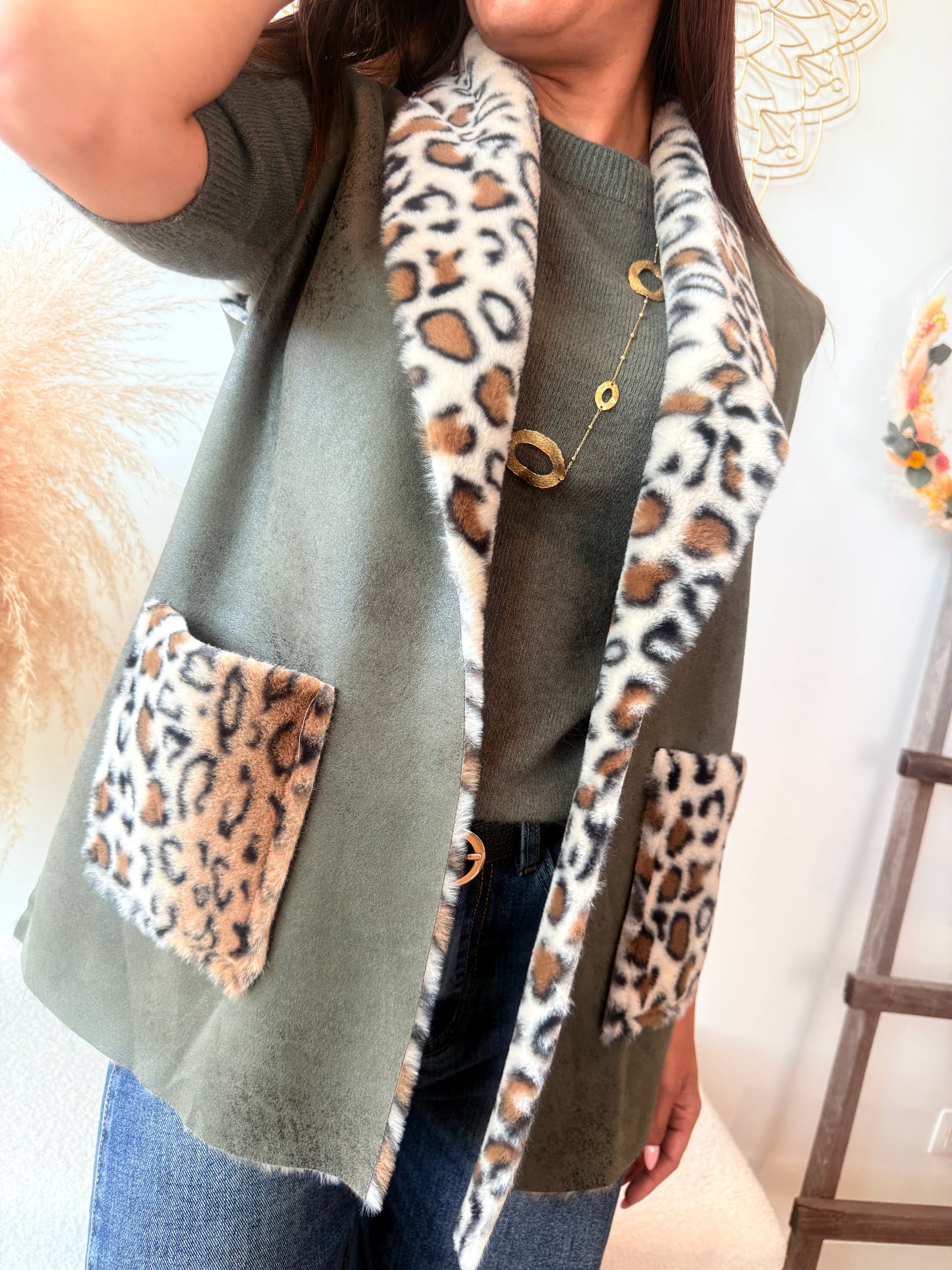 Gilet Selva kaki