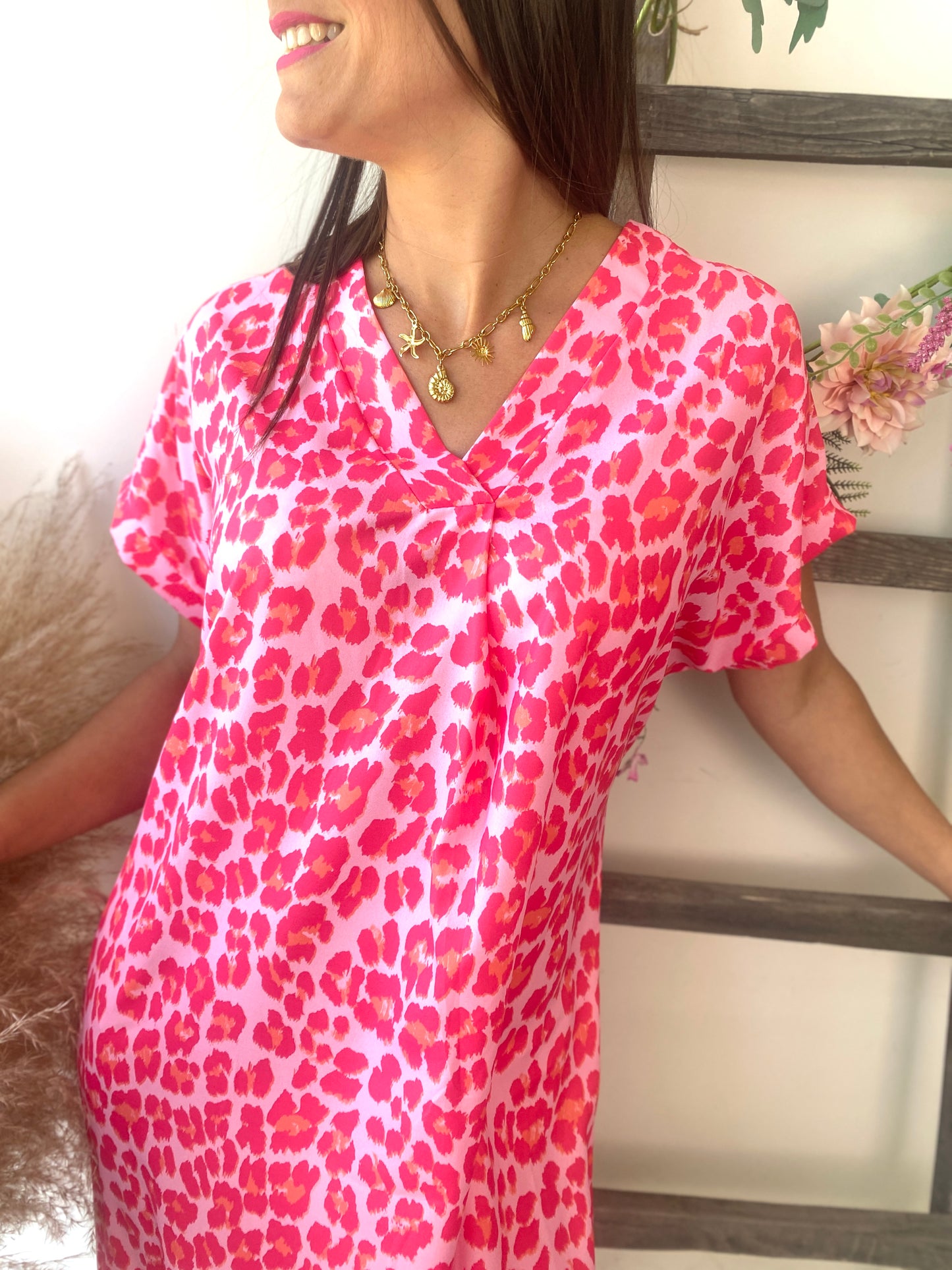Robe Albane fuchsia