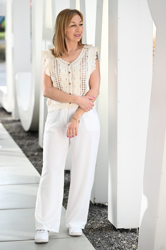 Pantalon Orys blanc