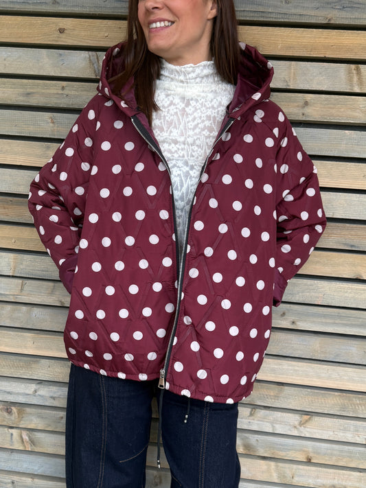 Veste Sandrine bordeaux