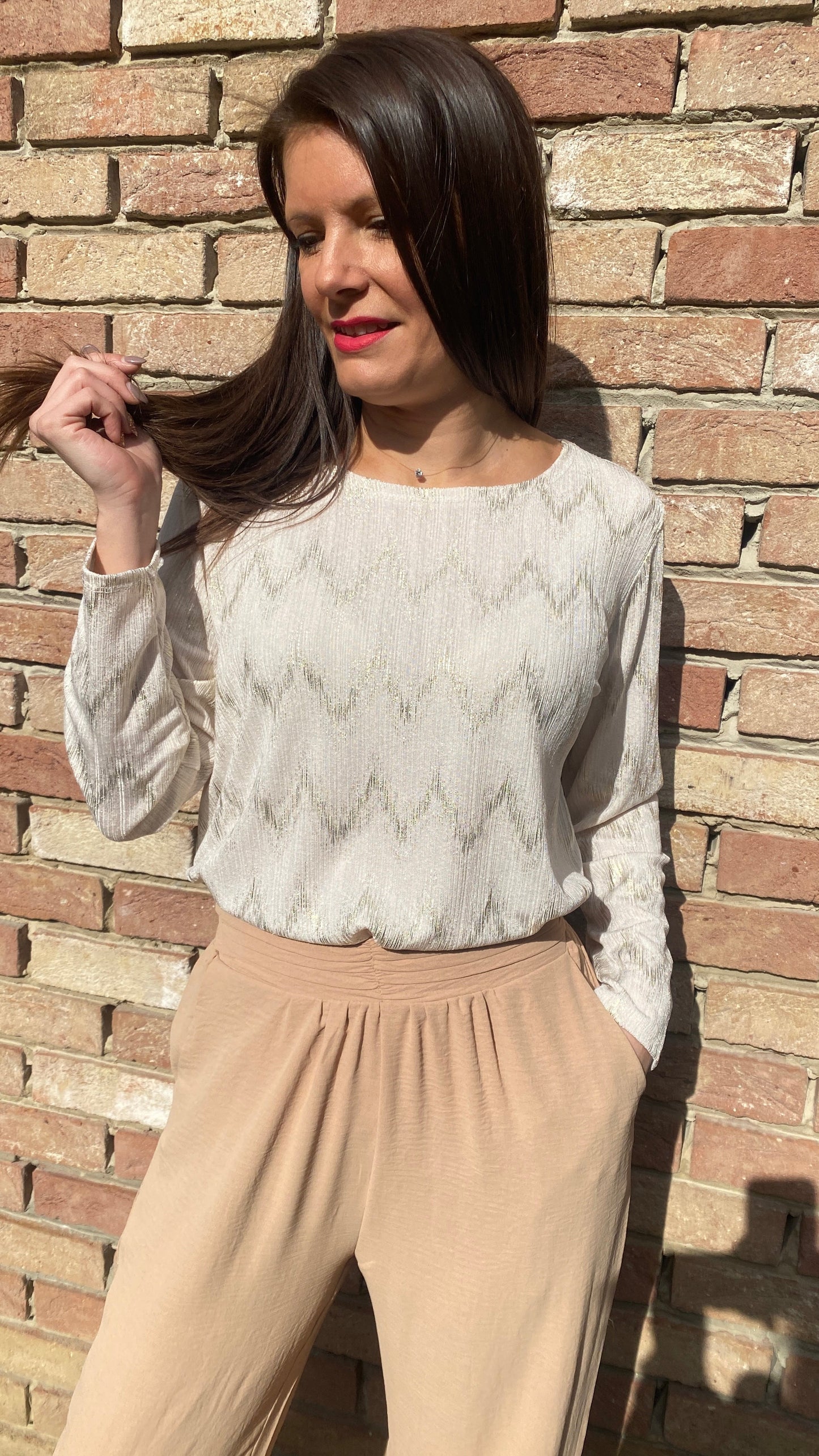 BLOUSE Nathalie beige