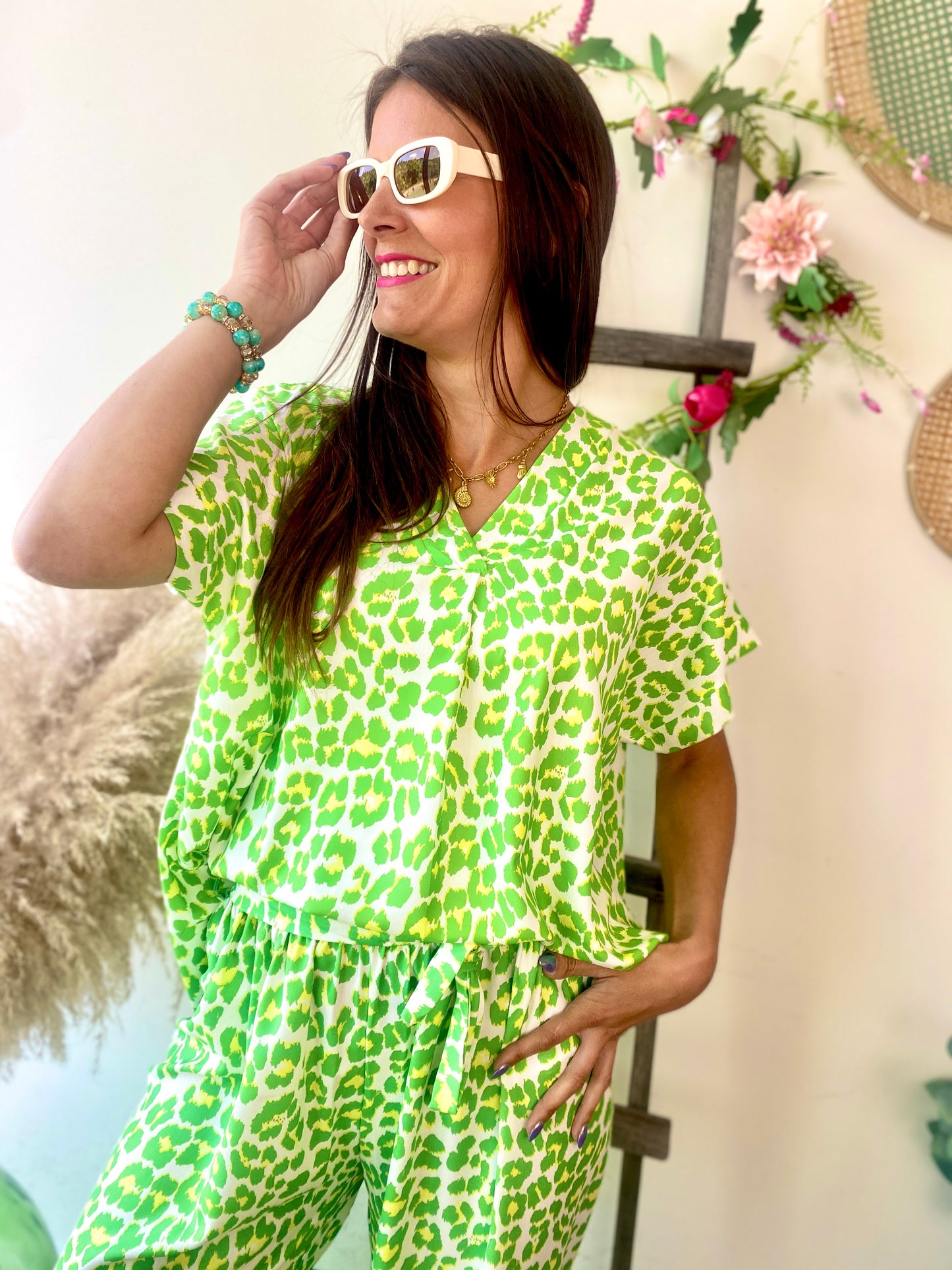 Blouse Paola vert