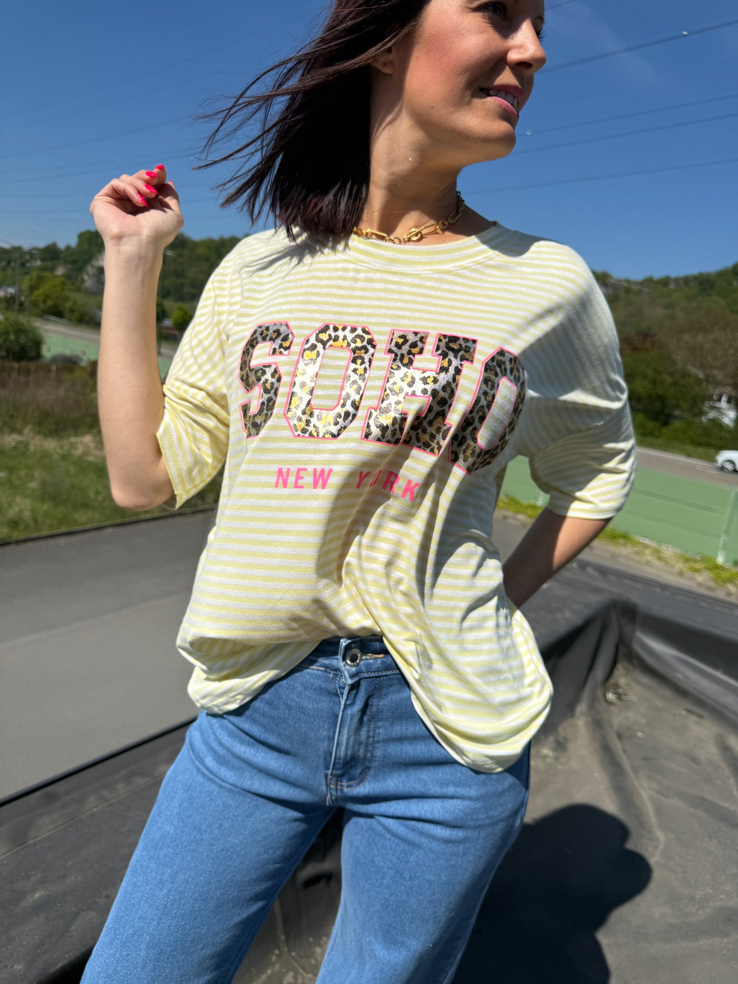 T-shirt Madie jaune