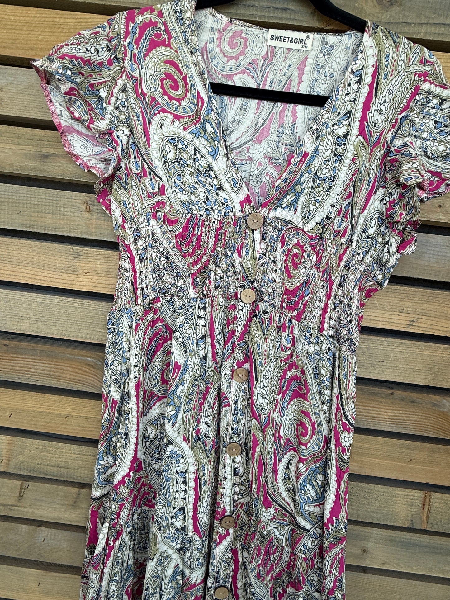 Robe Paloma fuchsia