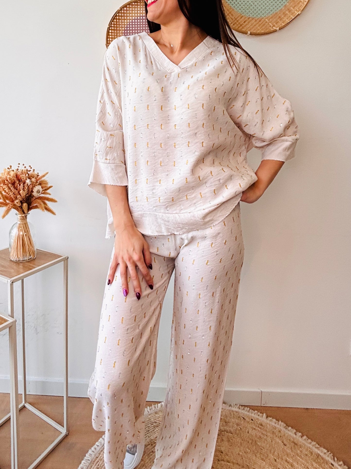 Blouse Arielle beige
