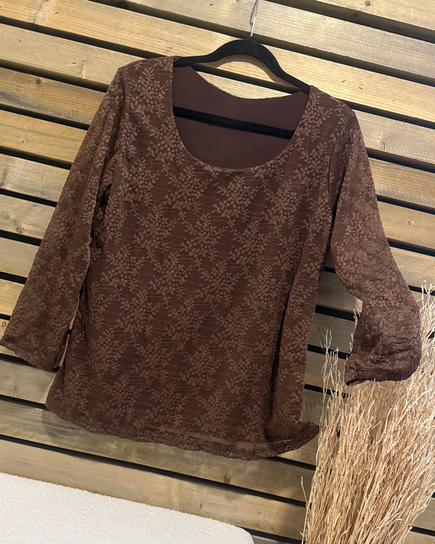Blouse Enid chocolat