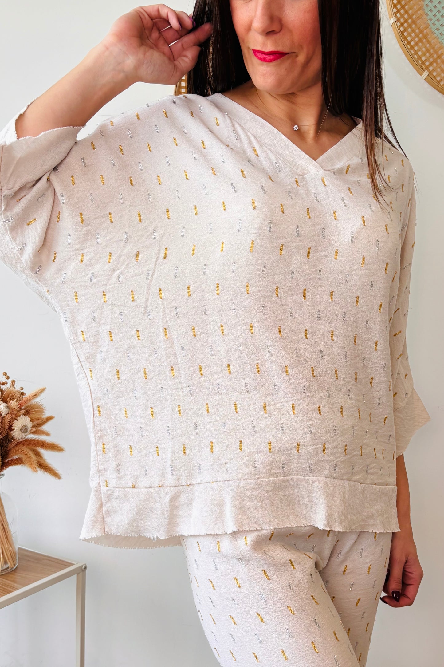 Blouse Arielle beige