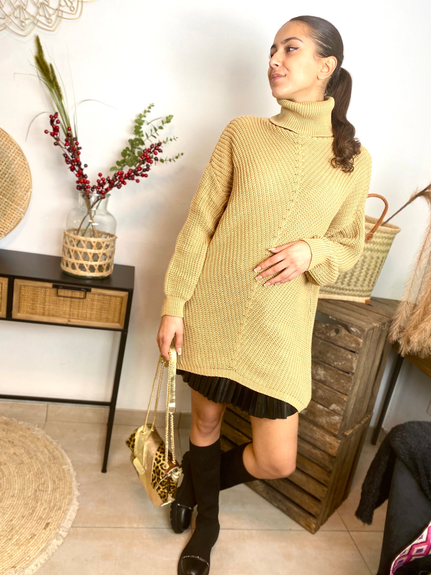 Tunique Romy camel