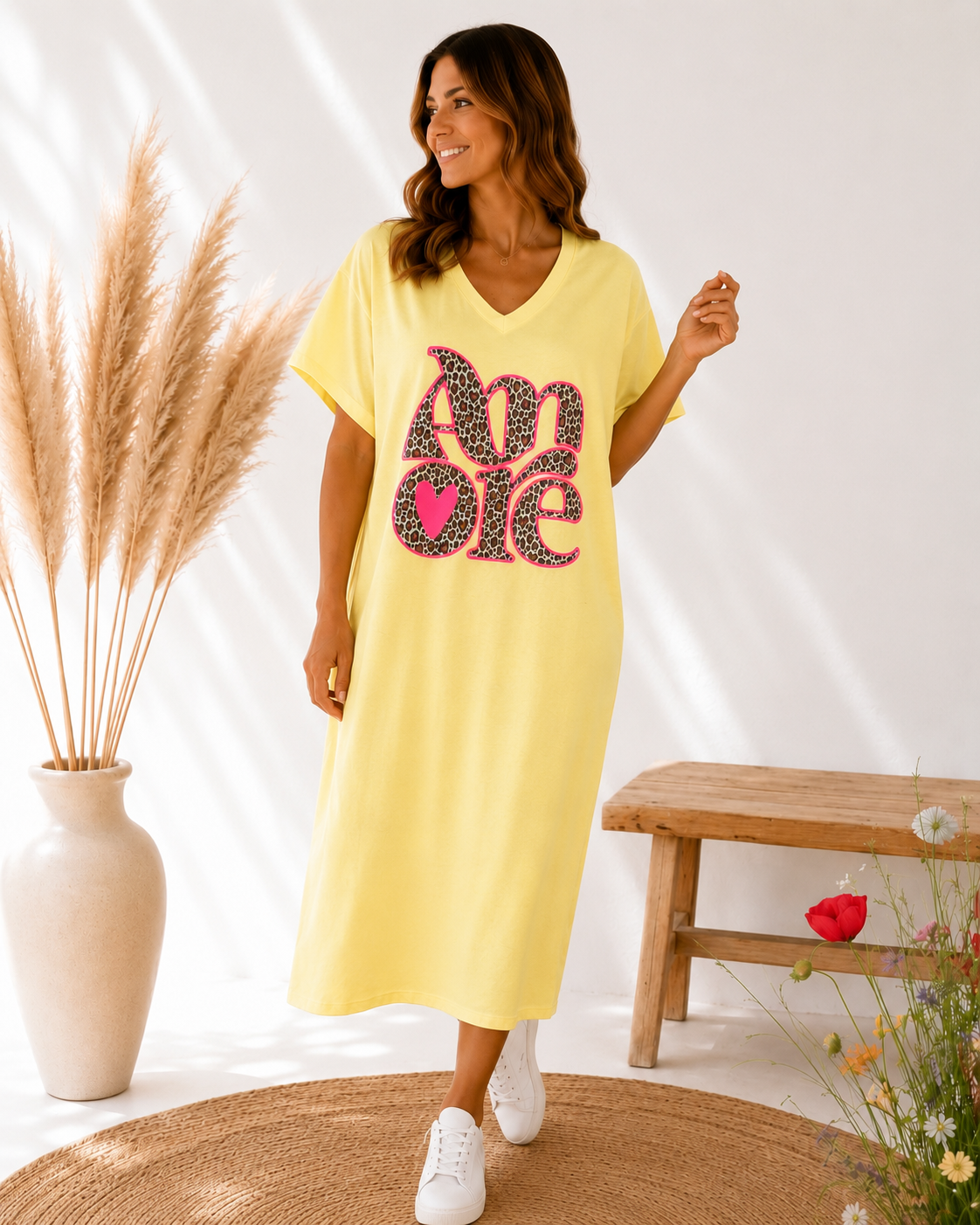 Robe Bellagio jaune