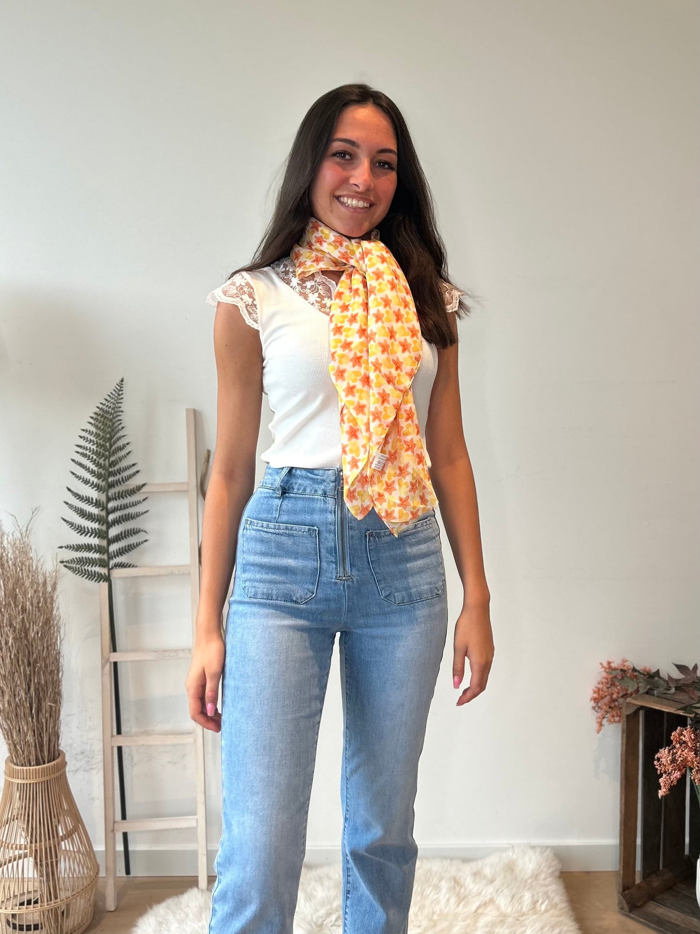 Foulard Anne orange
