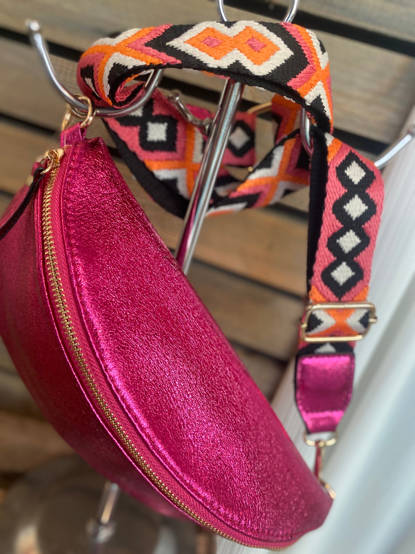 Sac banane Esmeralda Fuschia