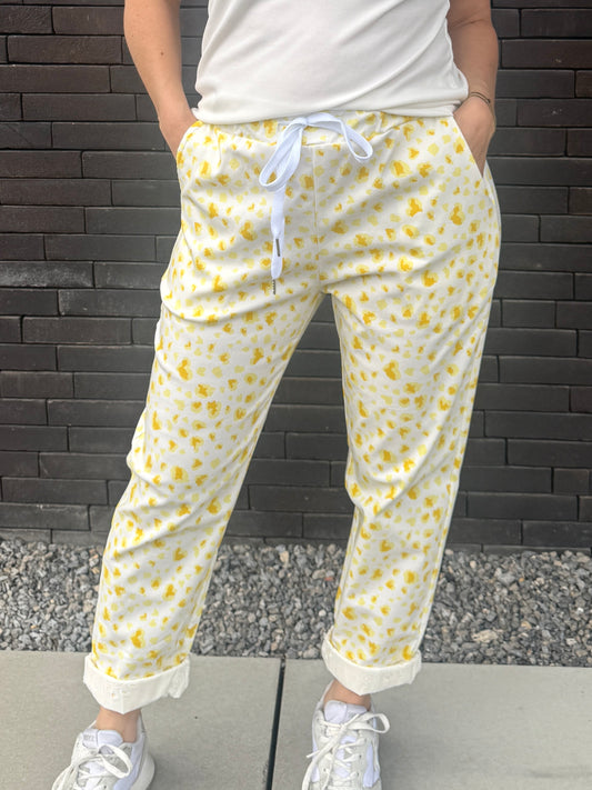Pantalon Dimi Jaune
