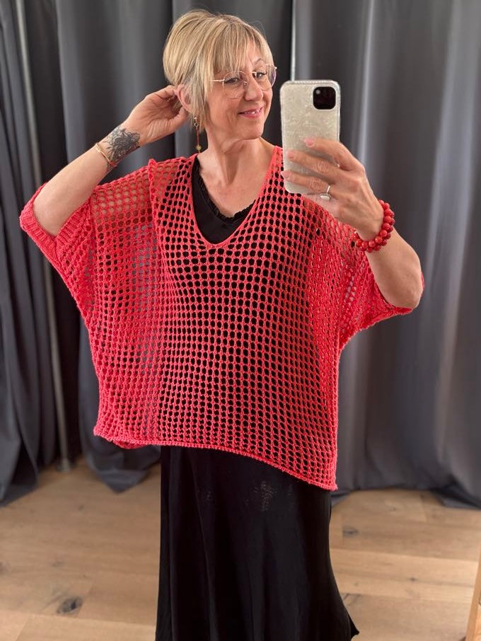 Pull Uma corail