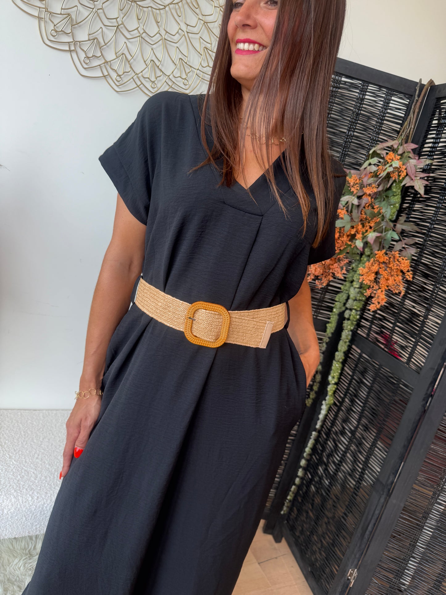 Robe longue Sohane noire