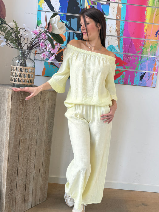 Pantalon Selyo jaune