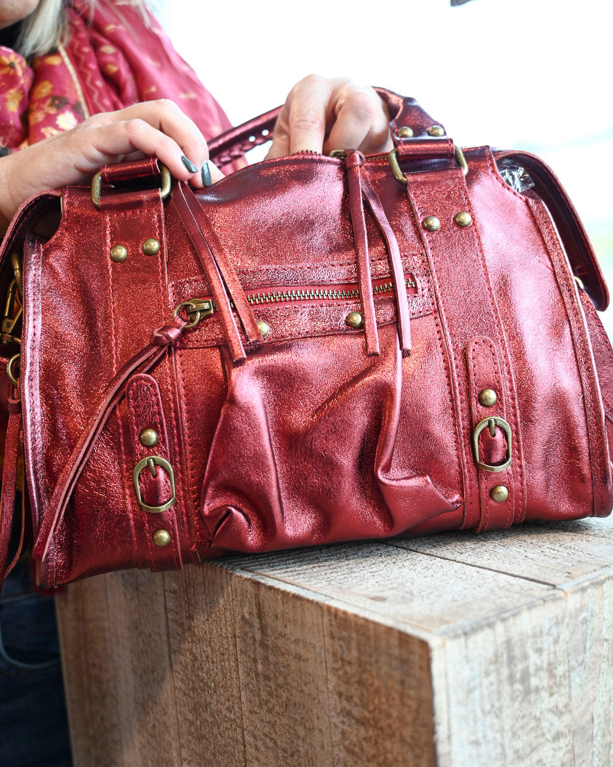 Sac Eva bordeaux