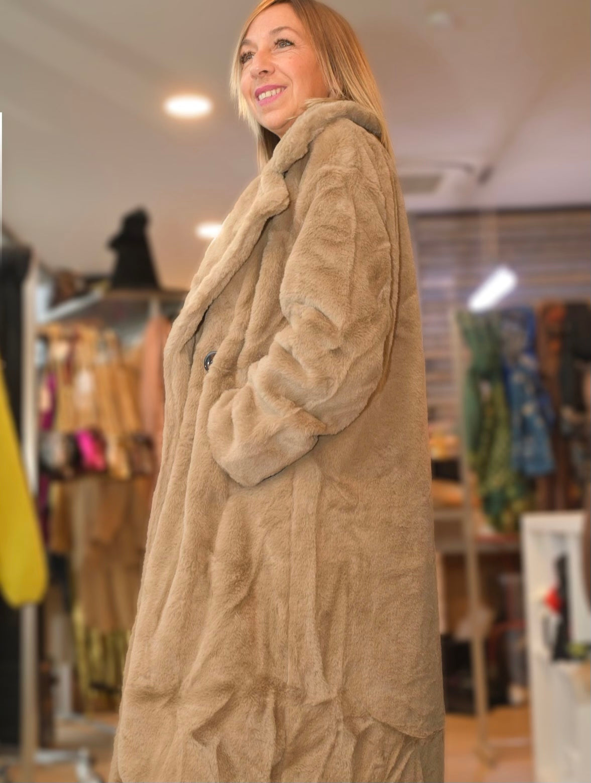 Manteau Corine taupe