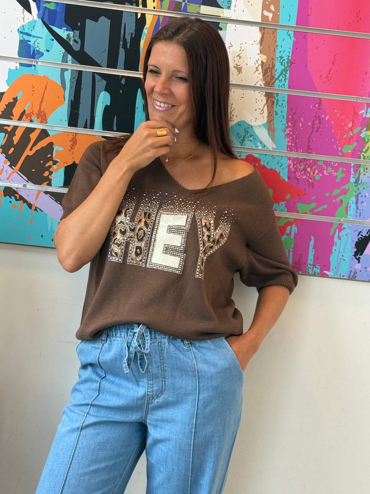 Pull Hey chocolat