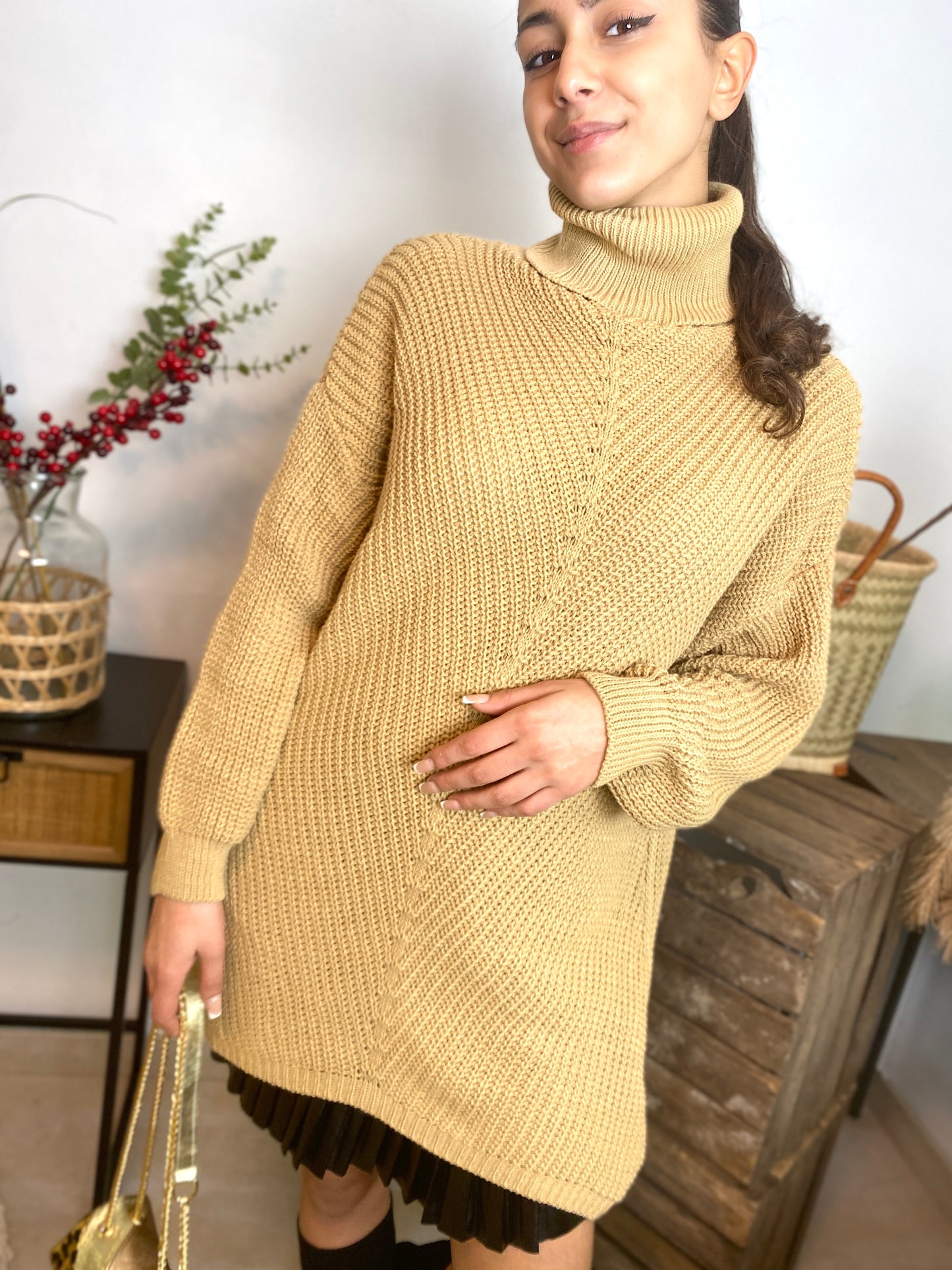 Tunique Romy camel