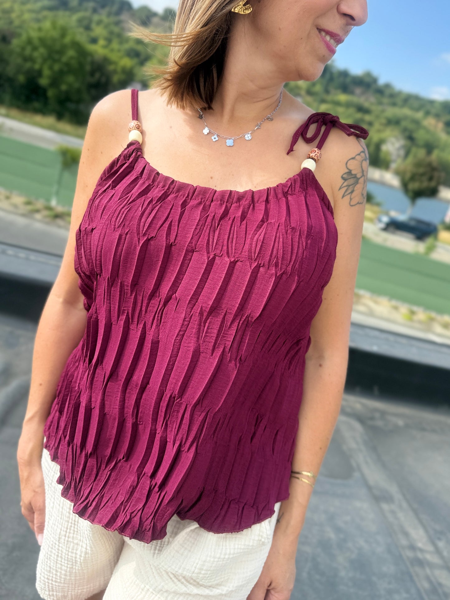Top Alice Aubergine