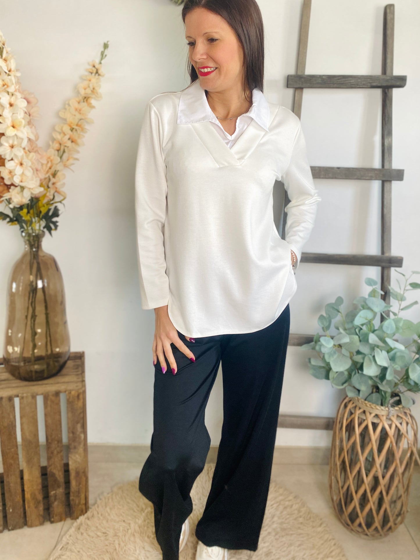 Sweat Halima Crème