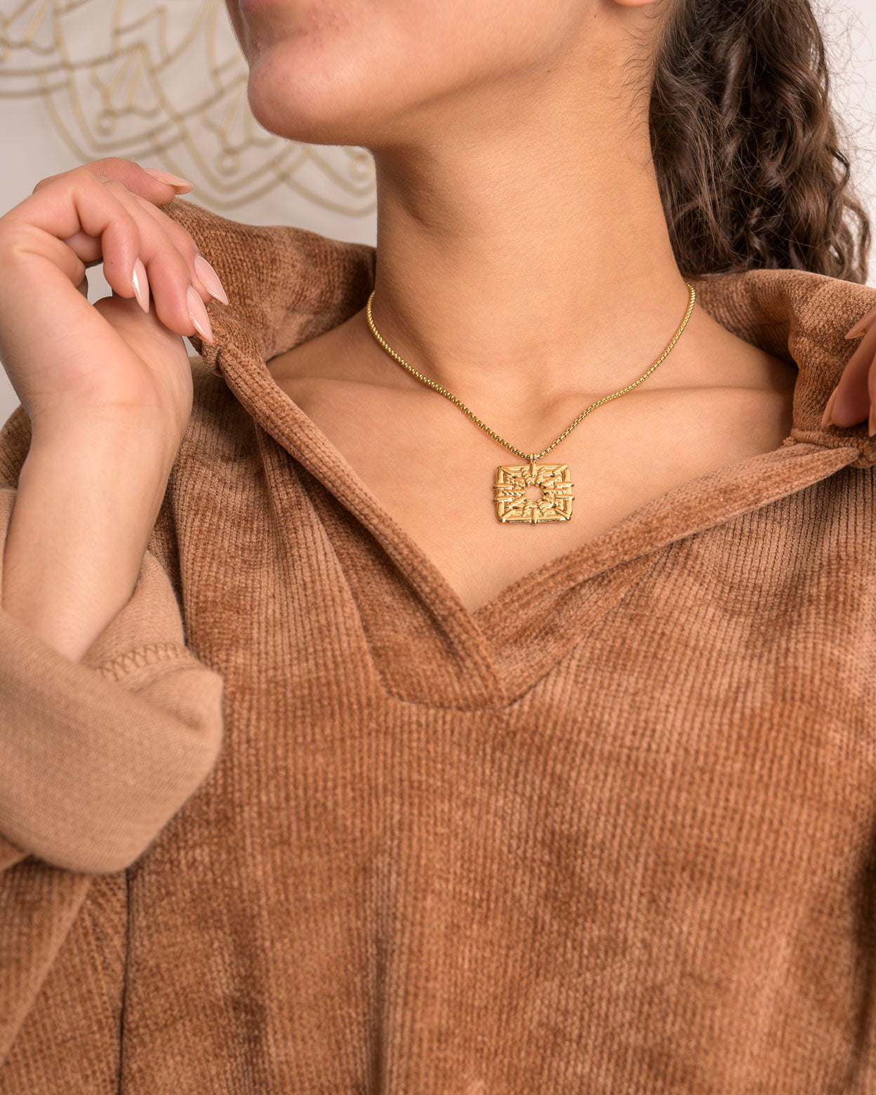 Robe Vivienne camel