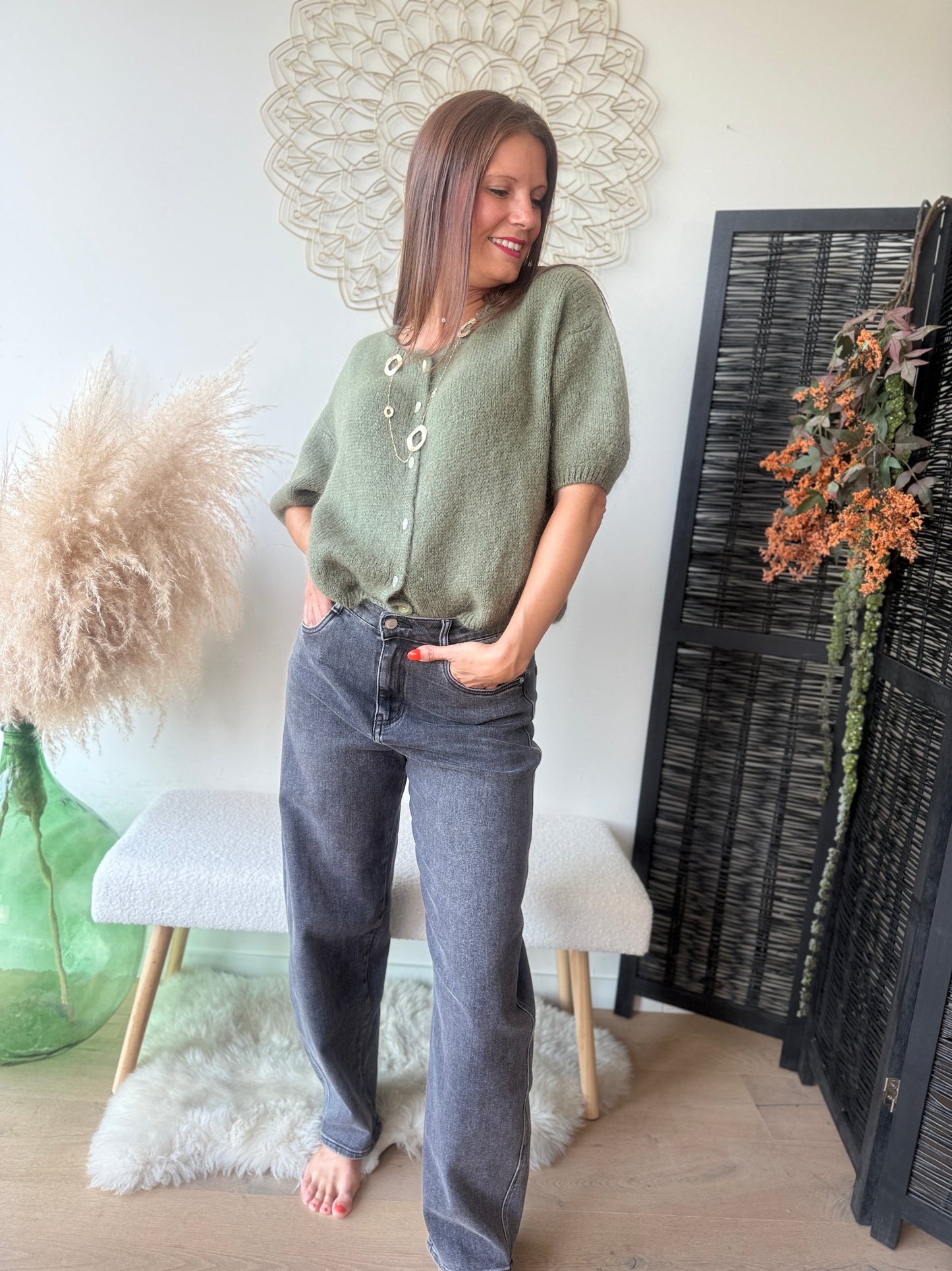 Gilet Cosy kaki