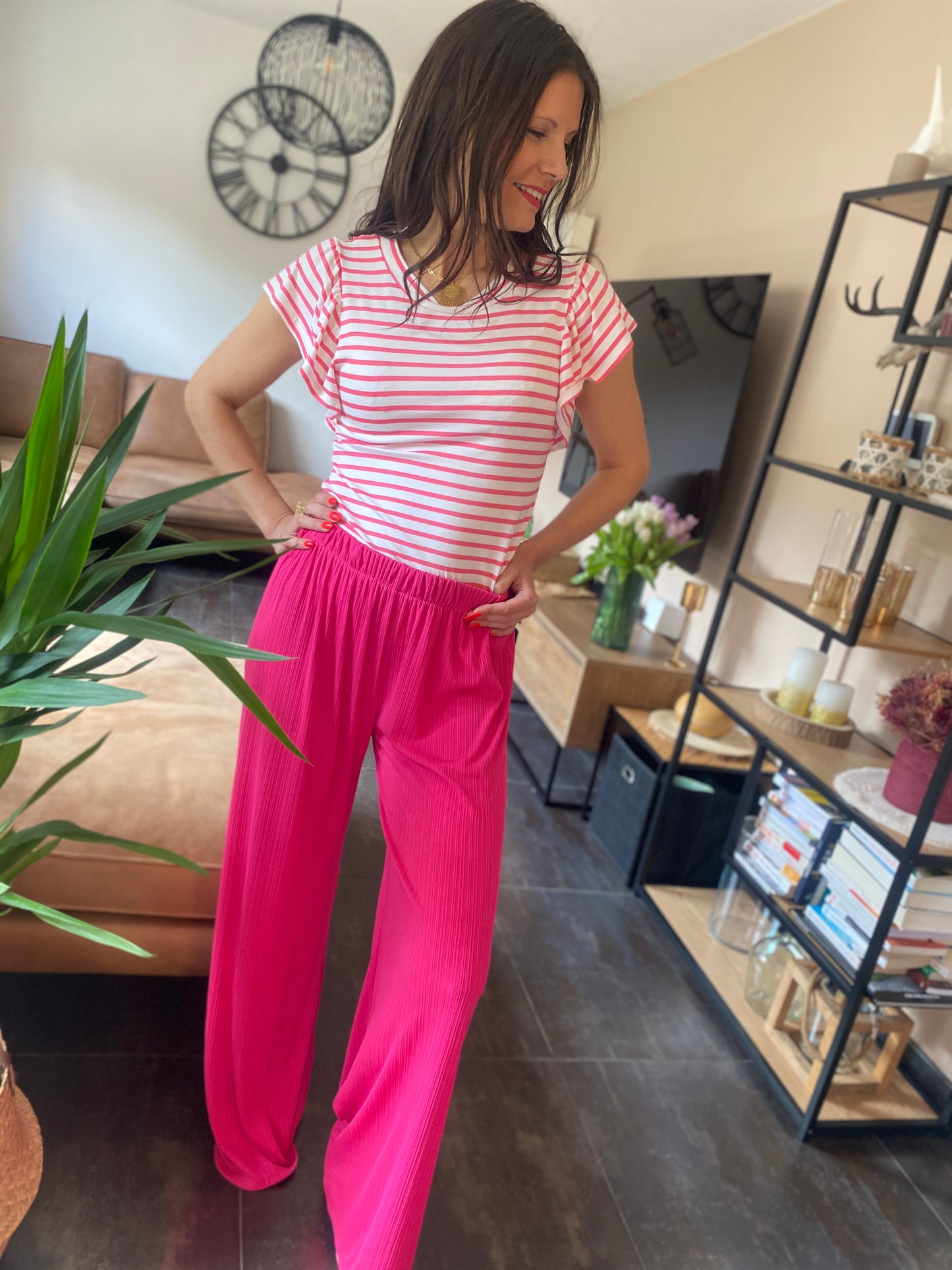 T-shirt MARTHA rose fuschia