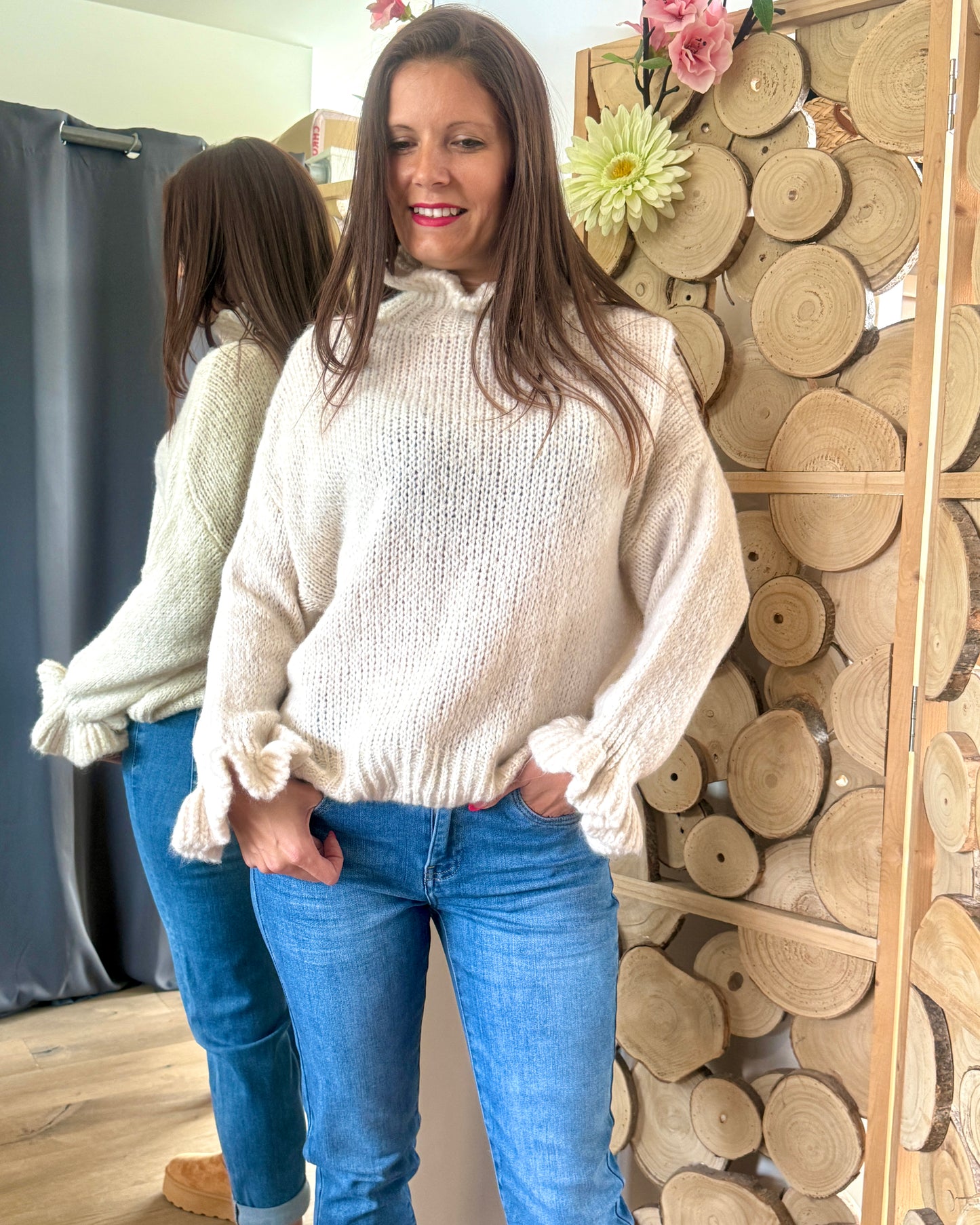 Pull LUDOVIKA beige