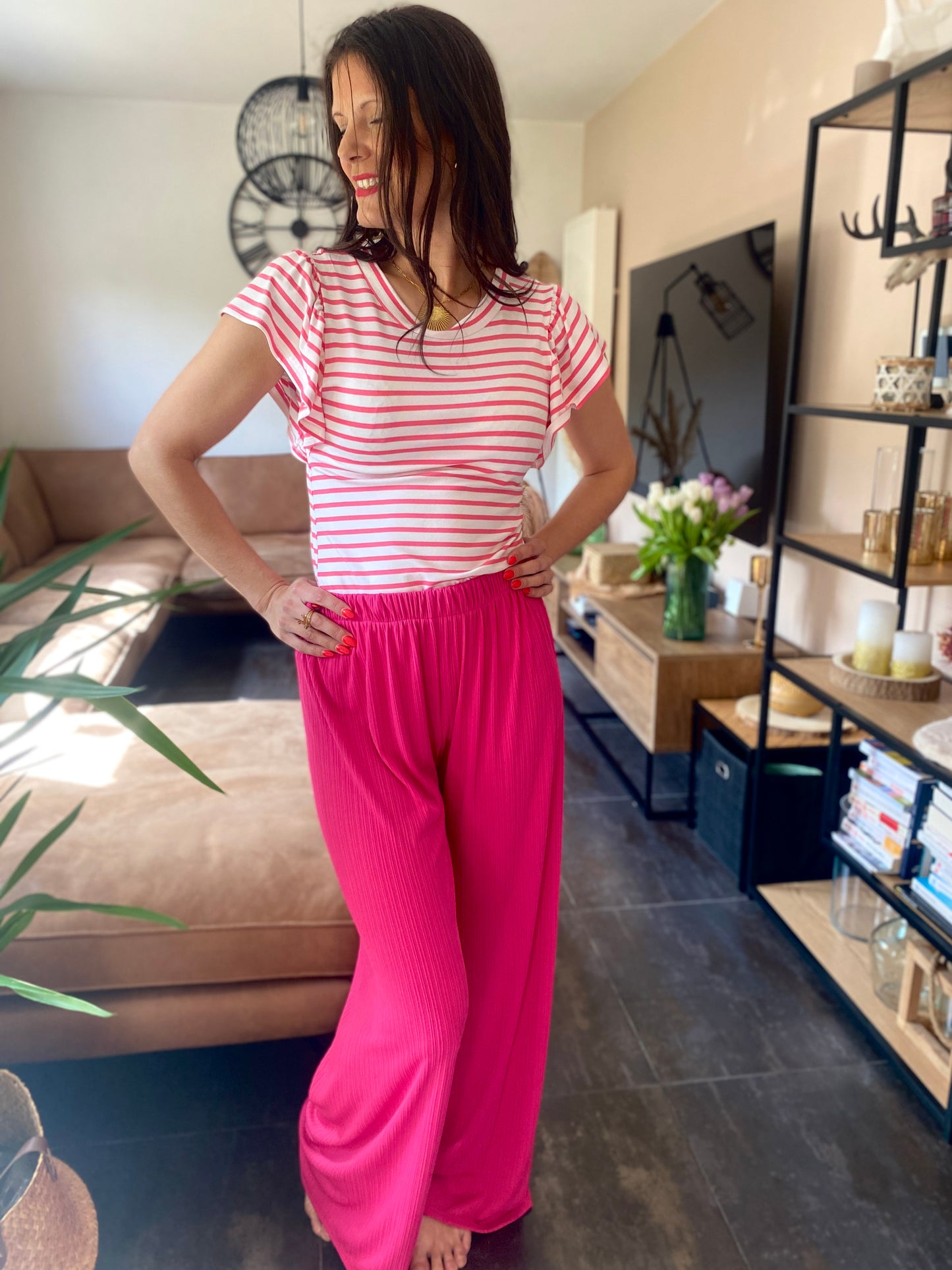 T-shirt MARTHA rose fuschia